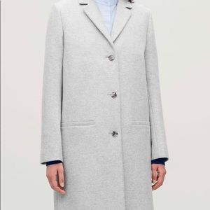 Light Grey COS wool coat